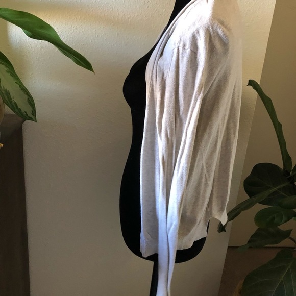 Nordstrom super soft Cotton cardigan heather grey - Picture 3 of 5